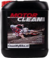 MotorClean 5L motorfietsreiniger (40L) - schoonmaakmiddel motorfiets - Off-road reiniger - Geconcentreerde motorfietsreiniger en ontvetter - Geen agressieve stoffen en niet milieu