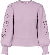Object Trui Objreynard Ls Knit Pullover Rep 23036268 Winsome Orchid Dames Maat - XS