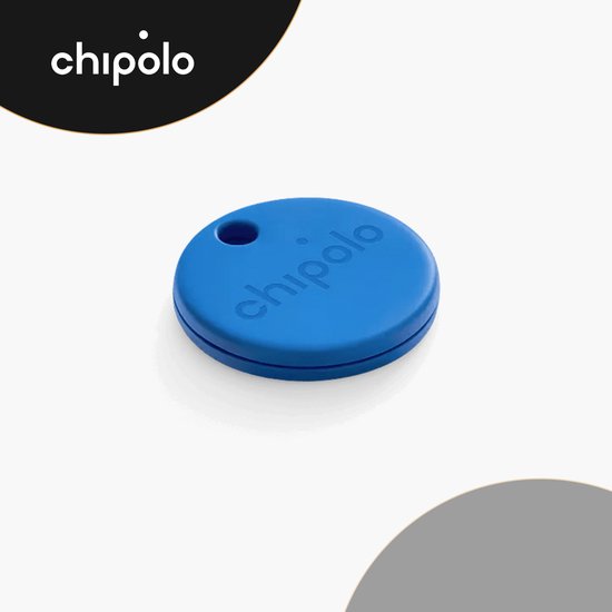 Chipolo One - Bluetooth GPS Tracker - Keyfinder Sleutelvinder - 1-Pack - Blauw