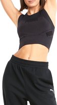 Puma Evostripe Evoknit Crop Top Zwart Dames - Maat XS