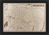 Houten stadskaart van Warnsveld