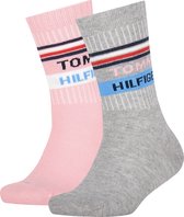 Tommy Hilfiger Kids 2 Pack Logo Ribbon Unisex Sokken - Maat 27/30