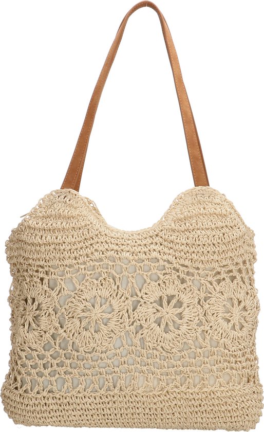 PE-Florence Natural life Strandtas | Licht Natuur