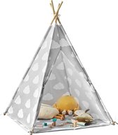 Simpletrade Tipi Speeltent - Speeltent - Voor kinderen - Geïntegreerde vloer - Kinderhuisje - 118x160x118 cm