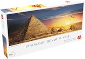 Panoramic Jigsaw puzzle Pyramids at Sunset, Egypt - 504 pieces