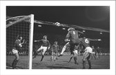 Walljar - Royal Antwerp FC - AFC Ajax '74 - Zwart wit poster