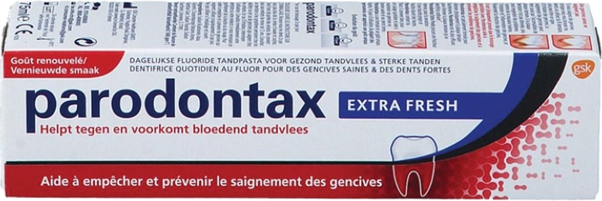 Goedkoopste Parodontax - Tandpasta - Extra Fresh - 75ml x 6