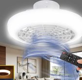 Loft Home LED Lamp | Verlichting | Ventilator | Licht | Afstandsbediening | Plafondlamp | Wit | 220 V