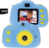 Kindercamer-videocamera met 32 GB SD-kaart voor voor jongens meisjes-Blauw- voor kinderen tussen 5 en 10 jaar oud