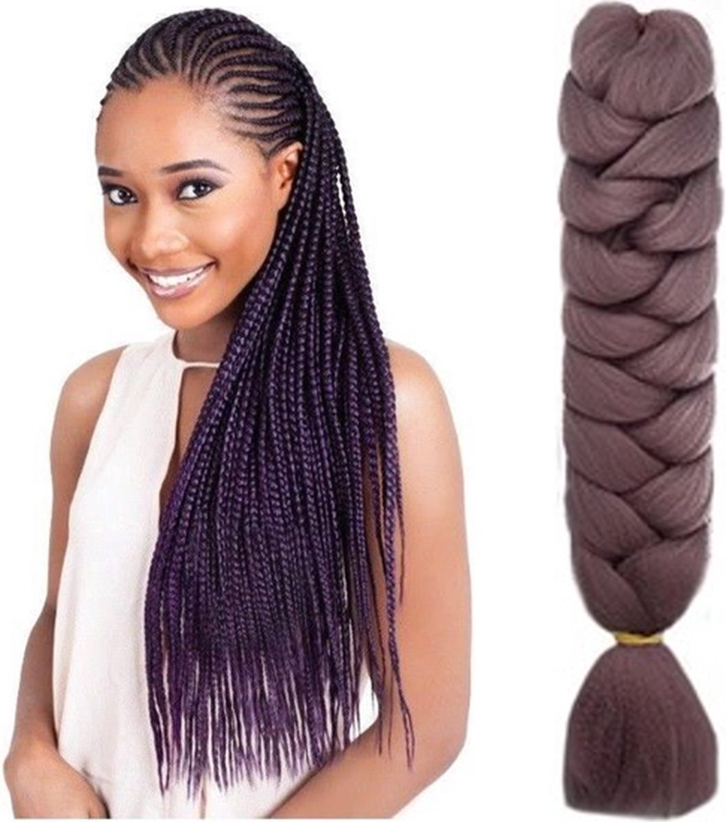 X-Pression Ultra Braid Premium - Vlechthaar Romig Roze - Synthetisch haar