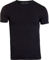 Garage 201 - Bodyfit T-shirt ronde hals korte mouw zwart 3XL 95% katoen 5% elastan
