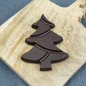 Suikervrije Chocolade Kerstboomreep, puur