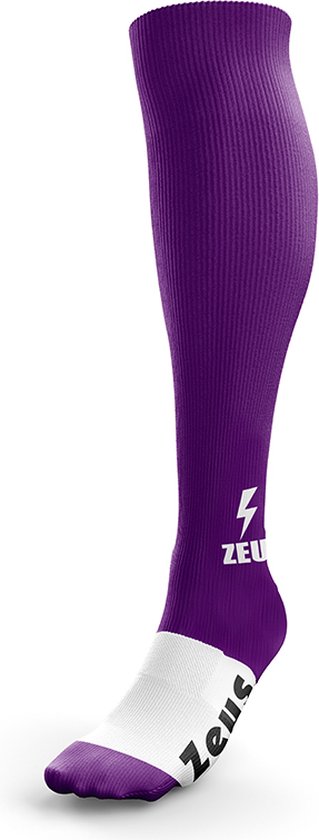 Voetbalsokken/Sportsokken Zeus Calza Energy, kleur Viola/Paars, maat 28-33