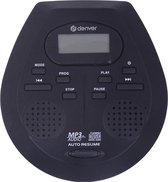 Denver DMP-395 - Draagbare cd-speler - discman - CD - MP3 - Autoresume - Repeat functie - Zwart