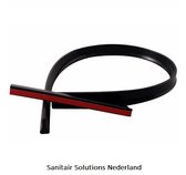 Sanitiar Solutions® - Siliconen waterkering laag 50cm zwart - Douchebak - Douchegordijn - Douchevloer - Badkamer - drempel - Waterstopper - Waterdrempel - Water Berriere - Zwembad - Airco - B