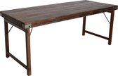 Raw Materials Eettafel XL - Gerecycled hout - 190x80x76 cm