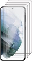 Screenprotector geschikt voor Samsung S21 Plus - Beschermglas Screen Protector Glas - 3 stuks