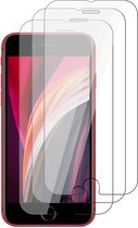 3x Screenprotector geschikt voor iPhone SE 2022 / SE 2020 / 8 / 7 / 6s / 6 - Beschermglas Screen Protector Glas