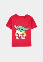 Disney Star Wars Kinder Tshirt -Kids 122- Grogu Rood