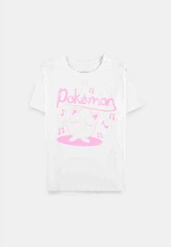 Tshirt Pokémon Dames -2XL- Jigglypuff Sing Grijs