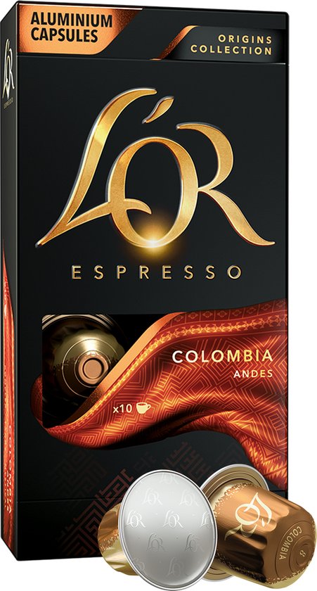 L'OR Espresso Origins Colombia (8) - 10 x 10 Koffiecups - L'OR