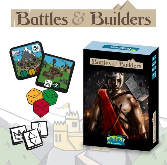 Battles & Builders | Strategisch Bordspel | Bordspel voor Kinderen |  Bordspel voor... | bol.com