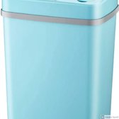 Automatische prullenbak met sensor - Aanraakvrije prullenbak met bewegingssensor - Afvalemmer met infrarood sensor - Sensor prullenbak smart - Soft close - 12L - blauw