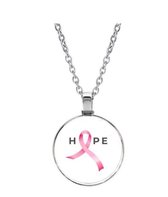 Akyol® pink ribbon Ketting | Pink Ribbon agenda | Pink ribbon | iemand die je een steuntje in de rug wilt geven | steunen - roze lintje - pink - borstkanker - steuntje in de rug - goede doele