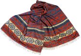 Jessidress® Sjaal Luxe Sjaals Elegante Dames Wintersjaal Omslagdoek 200 x 70 cm - Rood