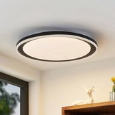 Lindby - LED plafondlamp- met dimmer - 1licht - ijzer, kunststof - H: 9 cm - , wit - Inclusief lichtbron