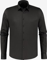 Richesse Classic Black Shirt - Overhemd - Mannen - Maat M - Black