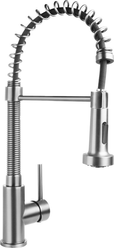 Keukenmengkraan Sapho Jessy 1-hendel 50.5 cm met Uittrekbare Spray Chroom Keukenmengkraan Sapho Jessy 1-hendel 50.5 cm met Uittrekbare Spray Chroom