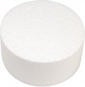 styropor ronde vorm 4 stuks diameter 14cm  hoogte 10cm