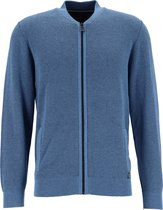 Casa Moda - Vest Zip Blauw - Maat L - Regular-fit