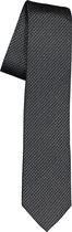 ETERNA smalle stropdas - grijs met zwart structuur - Maat: One size