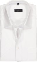ETERNA comfort fit overhemd - korte mouw - poplin heren overhemd - wit - Strijkvrij - Boordmaat: 48