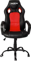 DOUXLIFE DL-GC1 gamestoel - bureaustoel - Dikke explosieveilige grondplaat - in hoogte verstelbaar - tot 150 kg draagvermogen- zwart rood