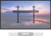 Cavus Vaste Muurbeugel & Ophangbeugel geschikt voor Sonos Beam Soundbar Wit & 37 - 70 Inch Televisies t/m 55 Kg - XL