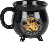 Anne Stokes Something Different Mok/beker Litha Colour Changing Cauldron Zwart/Multicolours