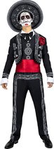 FUNIDELIA Mariachi kostuum - Day of the Dead Kostuum voor Mannen - Maat: 3XL - Zwart