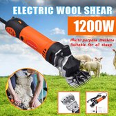 1200W - 6 versnellingen - 220V - Elektrische Schapen Schaar scheren - 13 tanden - rechte mes - trimmen tool