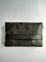 zaZa's - Clutch - Vouwclutch met band - Tasje - Tas - Zwart - Riempje - Cadeautje