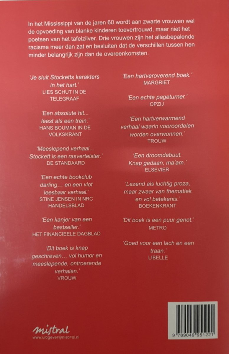 Een keukenmeidenroman - back cover