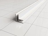 Klea Hoekprofiel Voor Glaswand 10mm 200cm Mat Wit