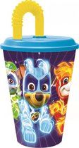 Paw Patrol We Get Mighty! Beker Met Rietje