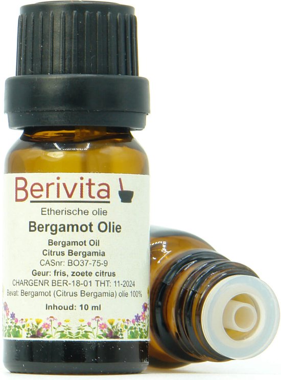 Bergamot Olie 100% 10ml - Etherische Bergamotolie van Bergamotschillen