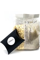 ItalWax Witte Chocolade Film Wax 1000 gram - filmwax - italwax - ontharing - ontharingswax - wenkbrauw wax - bovenlip wax - gezichtswax( 8032835163201 )
