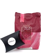 ItalWax Rose Film Wax harde druppels 500 gram ( 8032835163218 ) incl. 5 houten spatels - filmwax - italwax - ontharing - ontharingswax - wenkbrauw wax - bovenlip wax - gezichtswax