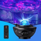 Sterren projector Sterrenhemel -Starry Night Light Projector Led & Laser Bluetooth USB Afstandsbediening TikTok Galaxy projector Baby sterrenprojector
