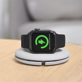 Baseus  Wireless Charger Wit 24 watt fast charger - Draadloze oplader - Qi lader Pad - Draadloze oplader -  Apple Watch - ACSLH-02